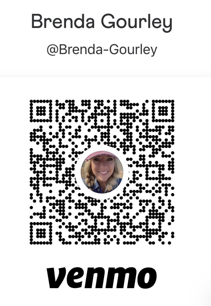 Venmo QR code supplied by Brenda Gourley, username Brenda-Gourley